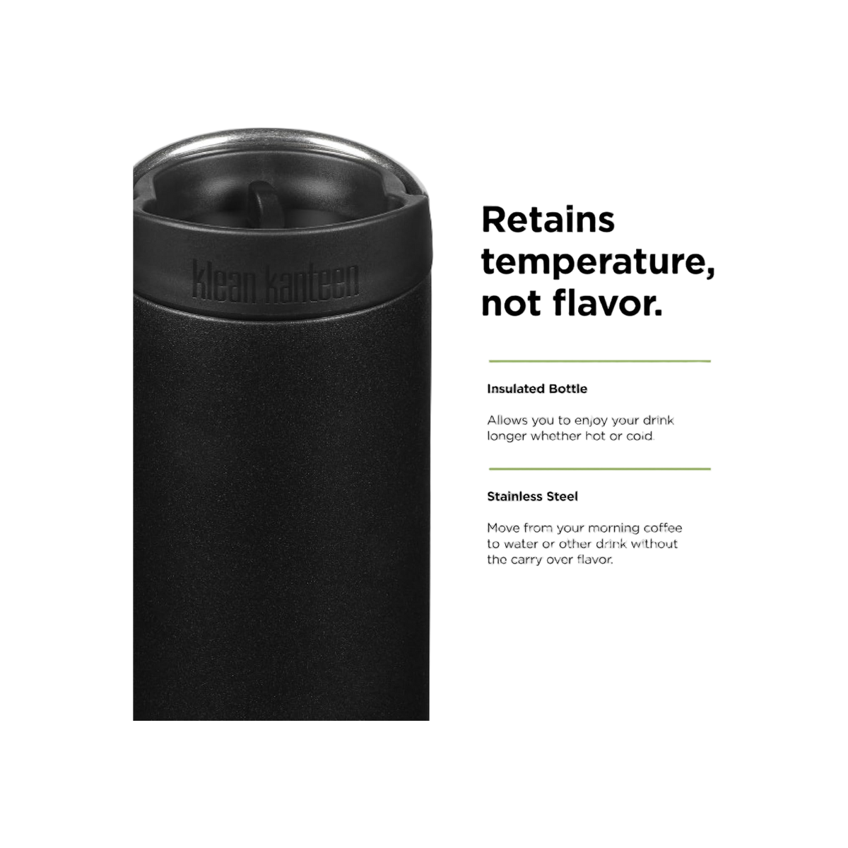 Klean Kanteen TKWide 592ml/20oz met Café Cap