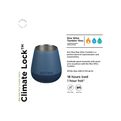 Klean Kanteen Geisoleerde Wijnbeker 296 ml