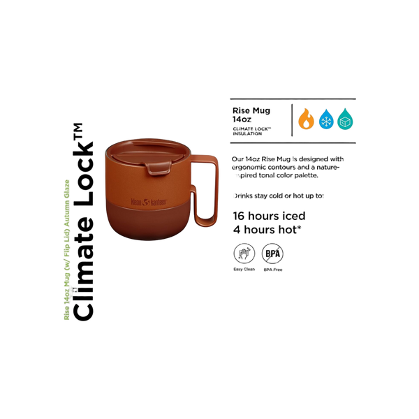 Klean Kanteen Geïsoleerde Kop 399ml met flip deksel