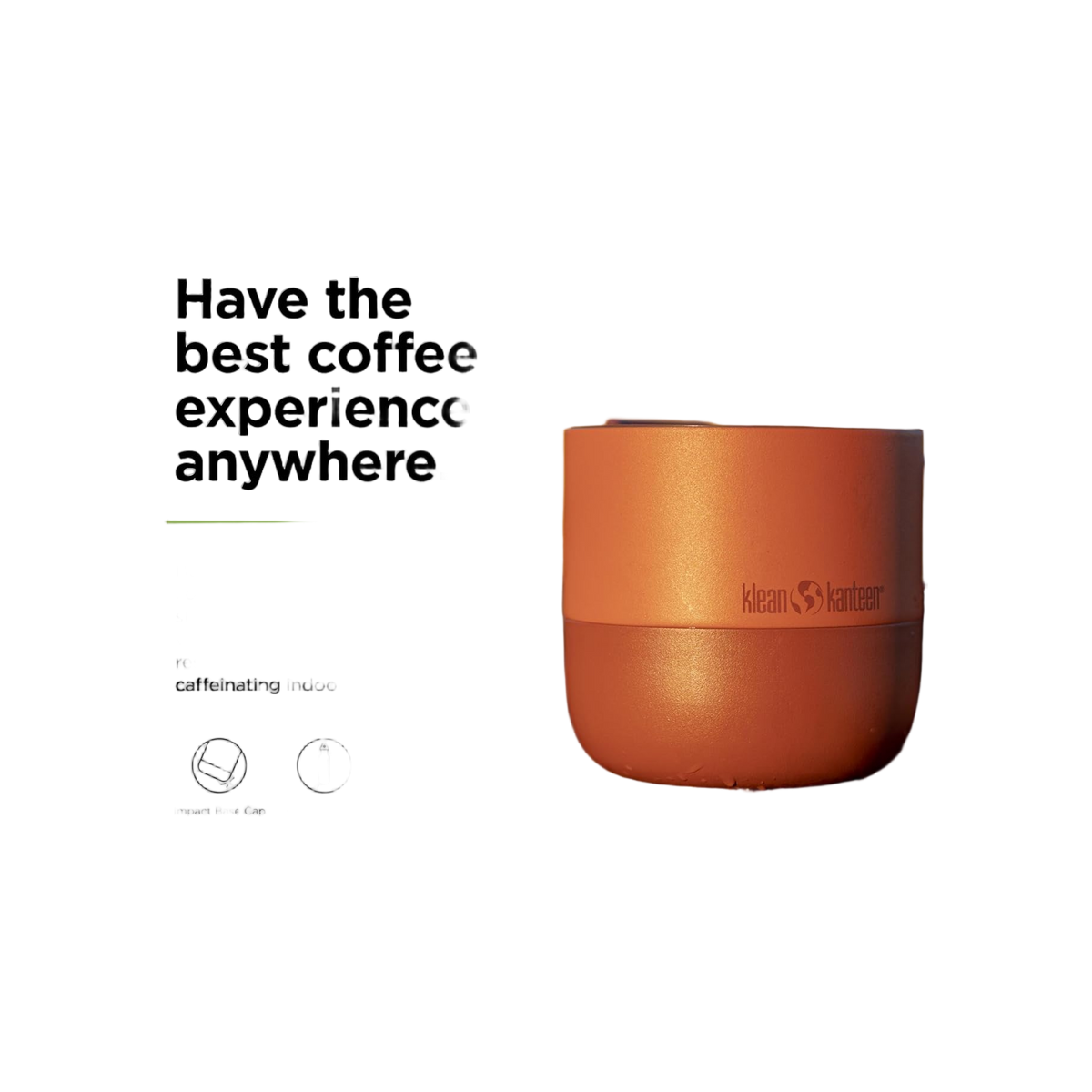 Klean Kanteen Geïsoleerde Kop 399ml met flip deksel