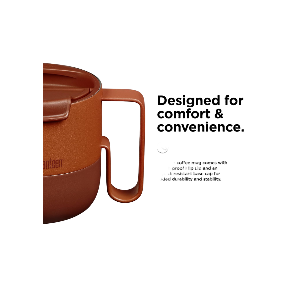 Klean Kanteen Geïsoleerde Kop 399ml met flip deksel