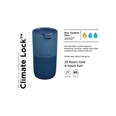 Klean Kanteen Geïsoleerde Drinkbeker 473ml met flip deksel