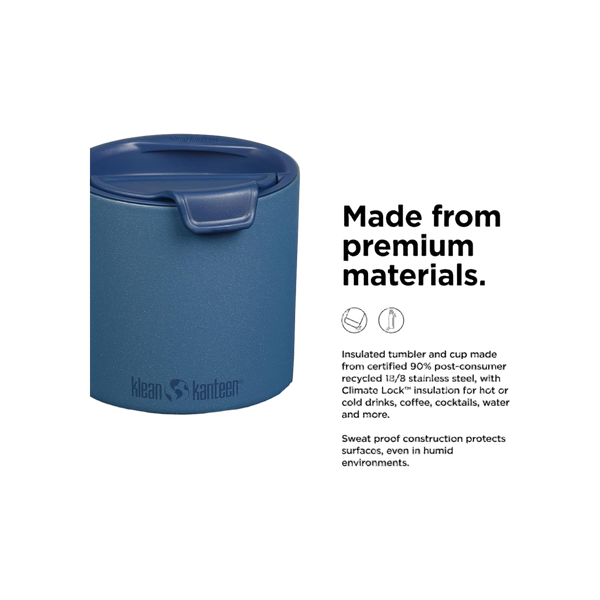 Klean Kanteen Geïsoleerde Drinkbeker 473ml met flip deksel