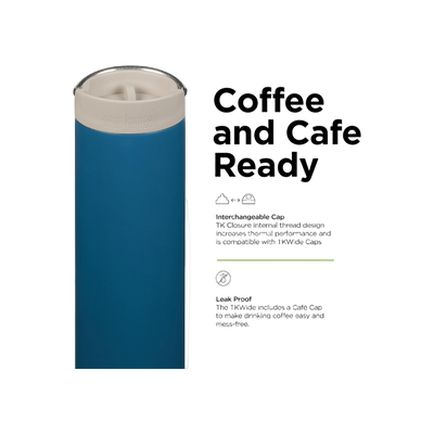 Klean Kanteen TKWide 592ml/20oz met Café Cap