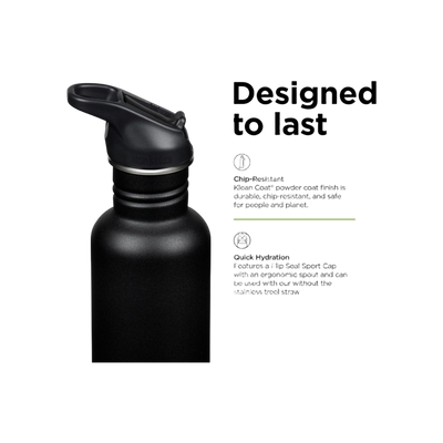 Klean Kanteen Classic Single Wall 800ml/27oz met Flip Seal Sport Cap