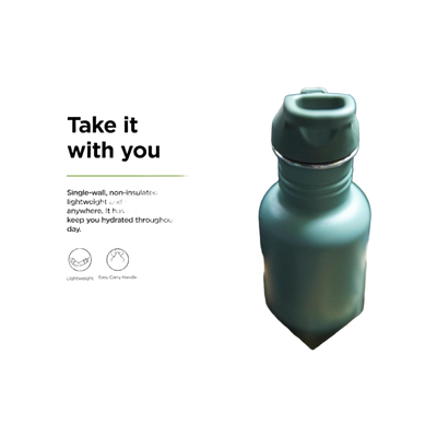 Klean Kanteen Classic Single Wall 800ml/27oz met Flip Seal Sport Cap