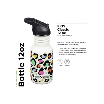 Klean Kanteen KlK 12oz Kid Classic Narrow met flipsportdop