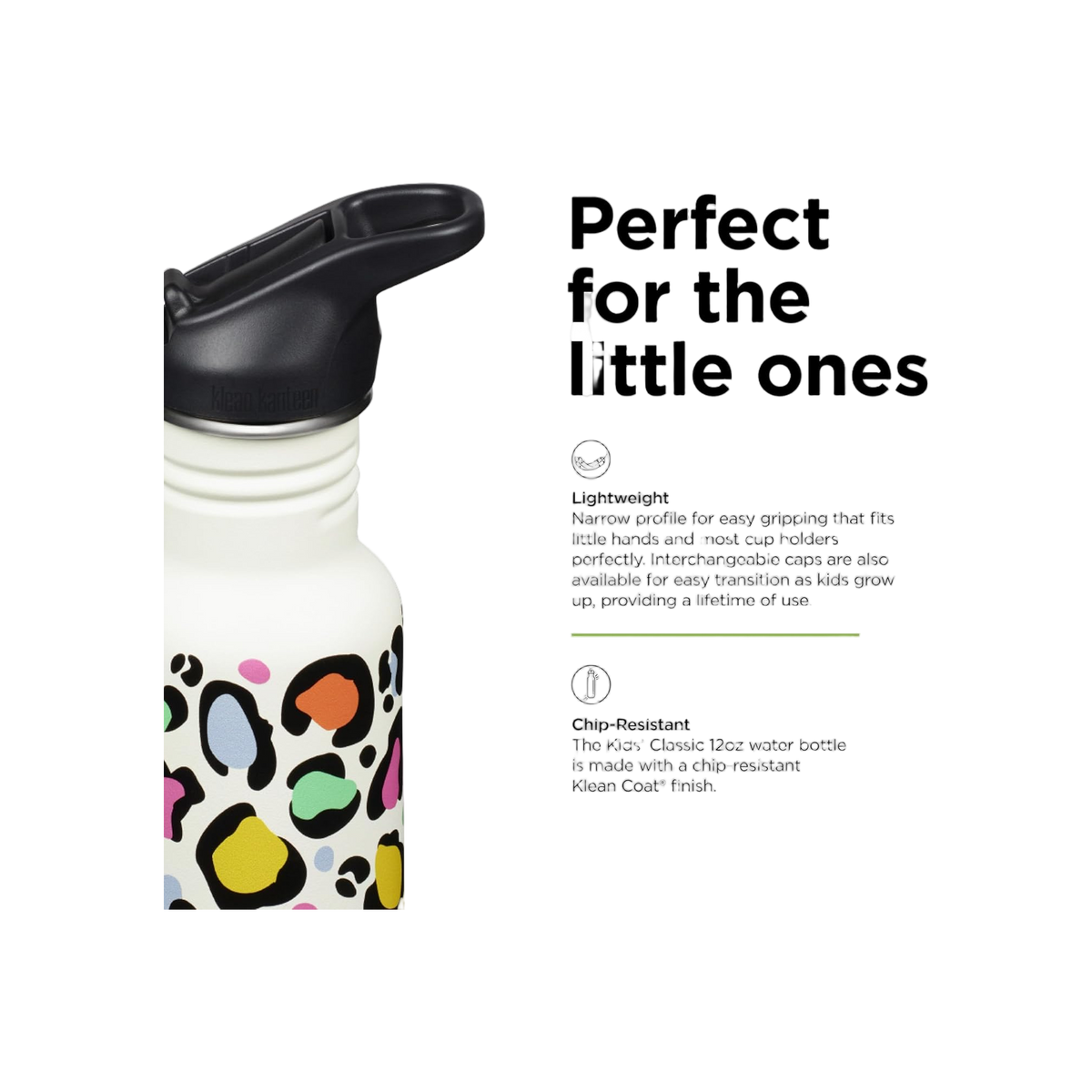 Klean Kanteen KlK 12oz Kid Classic Narrow met flipsportdop