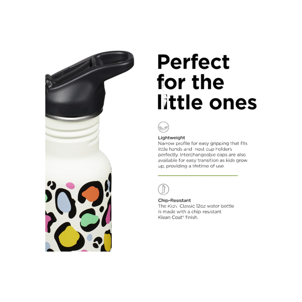 Klean Kanteen KlK 12oz Kid Classic Narrow met flipsportdop