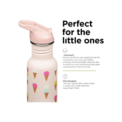 Klean Kanteen KlK 12oz Kid Classic Narrow met flipsportdop