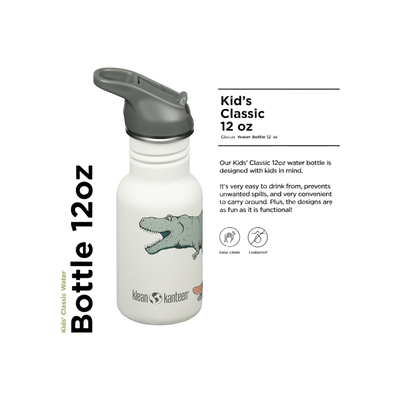 Klean Kanteen KlK 12oz Kid Classic Narrow met flipsportdop