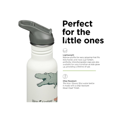 Klean Kanteen KlK 12oz Kid Classic Narrow met flipsportdop