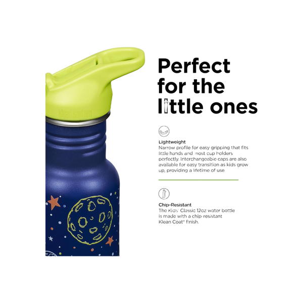 Klean Kanteen KlK 12oz Kid Classic Narrow met flipsportdop