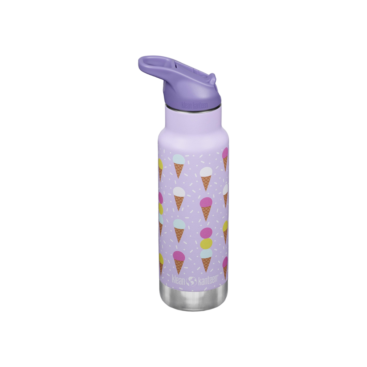 Klean Kanteen Kinder Isolatiefles Classic N met flipsportdop, 355ml/12oz.