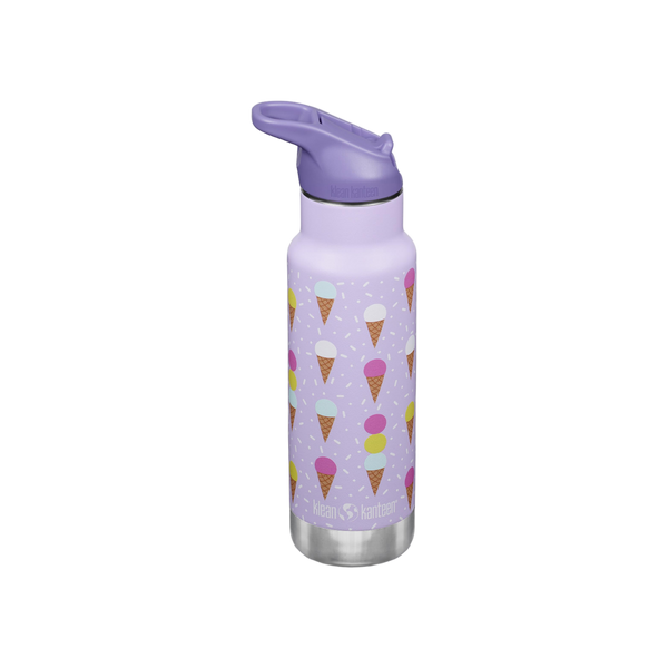Klean Kanteen Kinder Isolatiefles Classic N met flipsportdop, 355ml/12oz.