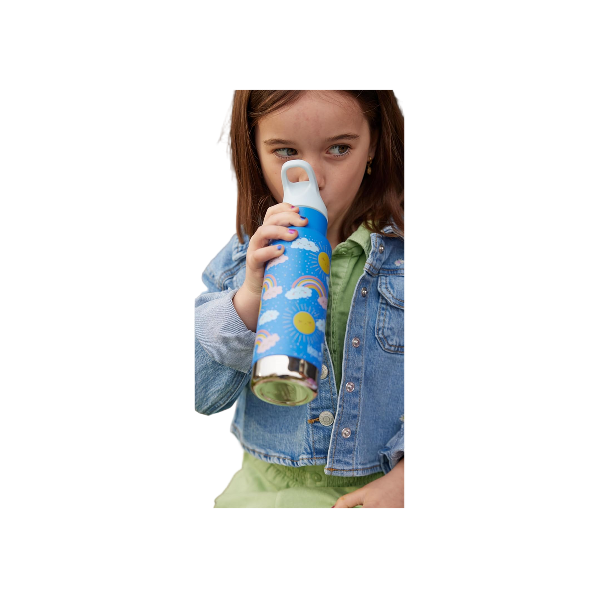 Klean Kanteen Kinder Isolatiefles Classic N met flipsportdop, 355ml/12oz.