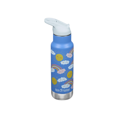 Klean Kanteen Kinder Isolatiefles Classic N met flipsportdop, 355ml/12oz.