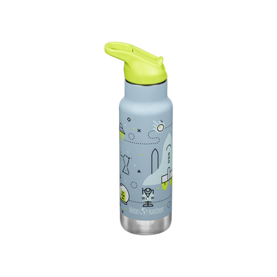 Klean Kanteen Kinder Isolatiefles Classic N met flipsportdop, 355ml/12oz.