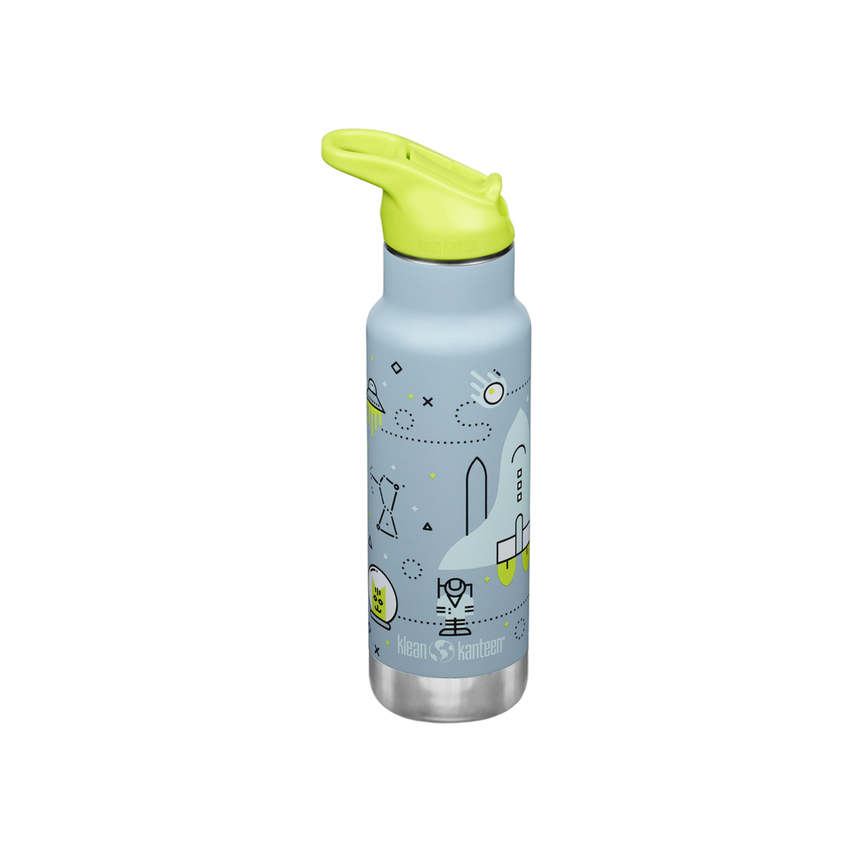Klean Kanteen Kinder Isolatiefles Classic N met flipsportdop, 355ml/12oz.