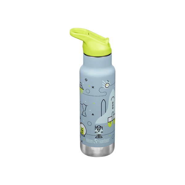 Klean Kanteen Kinder Isolatiefles Classic N met flipsportdop, 355ml/12oz.