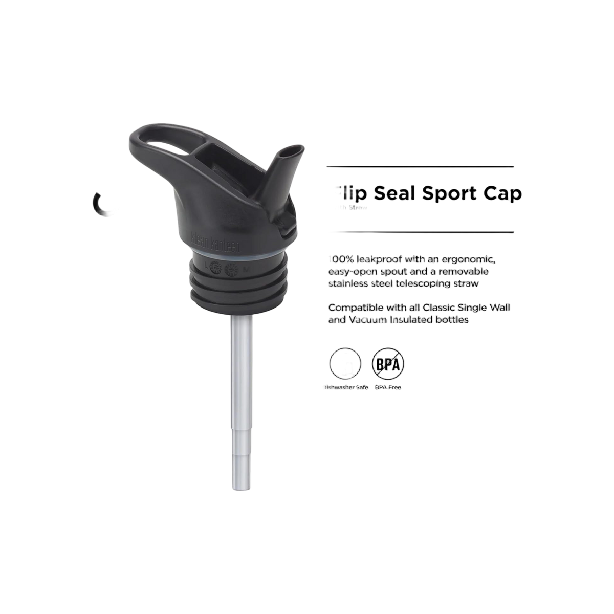Klean Kanteen Flipsportdop (voor classic flessen)
