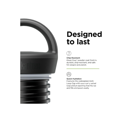 Klean Kanteen Rise Vac Classic 355ml/12oz met Arch Loop Cap