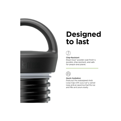 Klean Kanteen Rise Vac Classic 591ml Geïsoleerde Fles met Arch Loop Cap