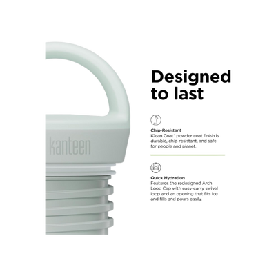 Klean Kanteen Rise Vac Classic 591ml Geïsoleerde Fles met Arch Loop Cap