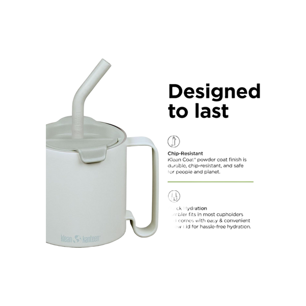 Klean Kanteen Geïsoleerde Drinkbeker 1065ml / 36oz met flip-straw deksel
