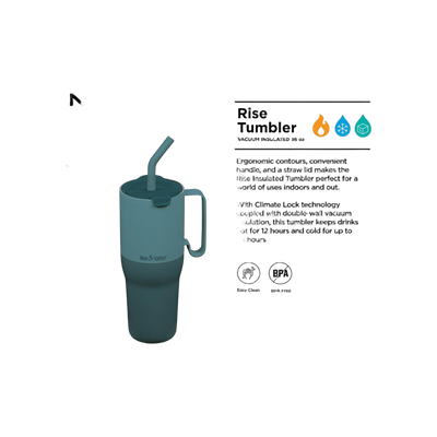 Klean Kanteen Geïsoleerde Drinkbeker 1065ml / 36oz met flip-straw deksel