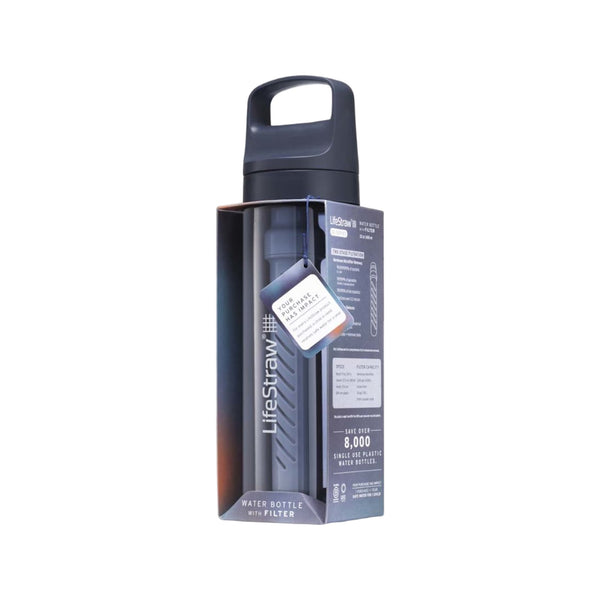 LifeStraw Go 2.0 Water Filter Bottle - 650 ml - Aegean Sea Blue