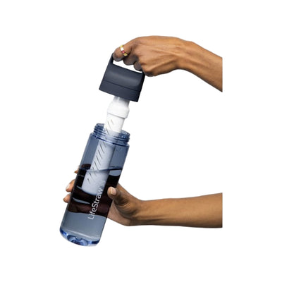 LifeStraw Go 2.0 Water Filter Bottle - 650 ml - Aegean Sea Blue