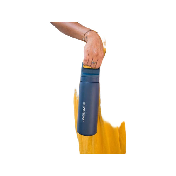 LifeStraw Go 2.0 Water Filter Bottle - 650 ml - Aegean Sea Blue