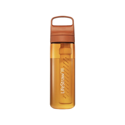 LifeStraw Go 2.0 Water Filter Bottle - 650 ml - Kyoto Orange