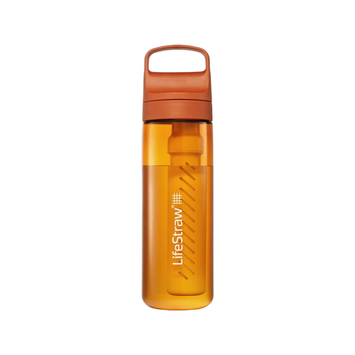 LifeStraw Go 2.0 Water Filter Bottle - 650 ml - Kyoto Orange