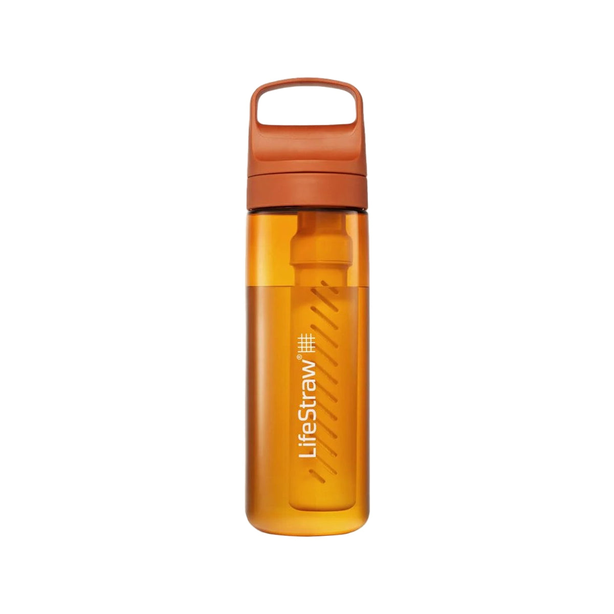LifeStraw Go 2.0 Water Filter Bottle - 650 ml - Kyoto Orange