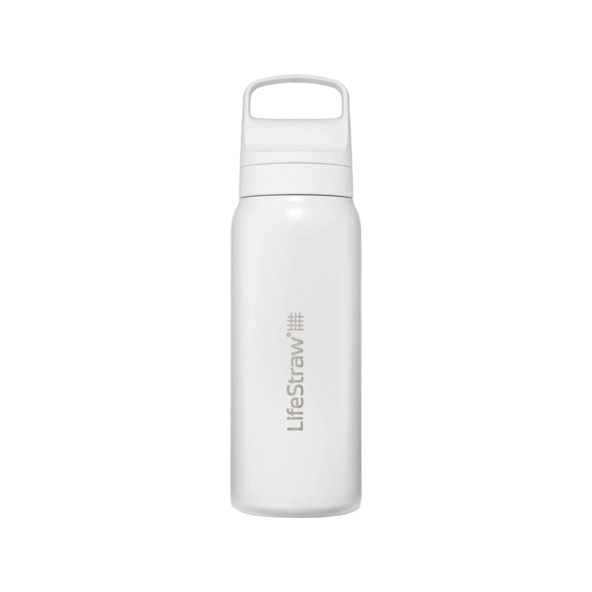 LifeStraw Go 2.0 Stainless Steel Water Filter Bottle - 700 ml - White