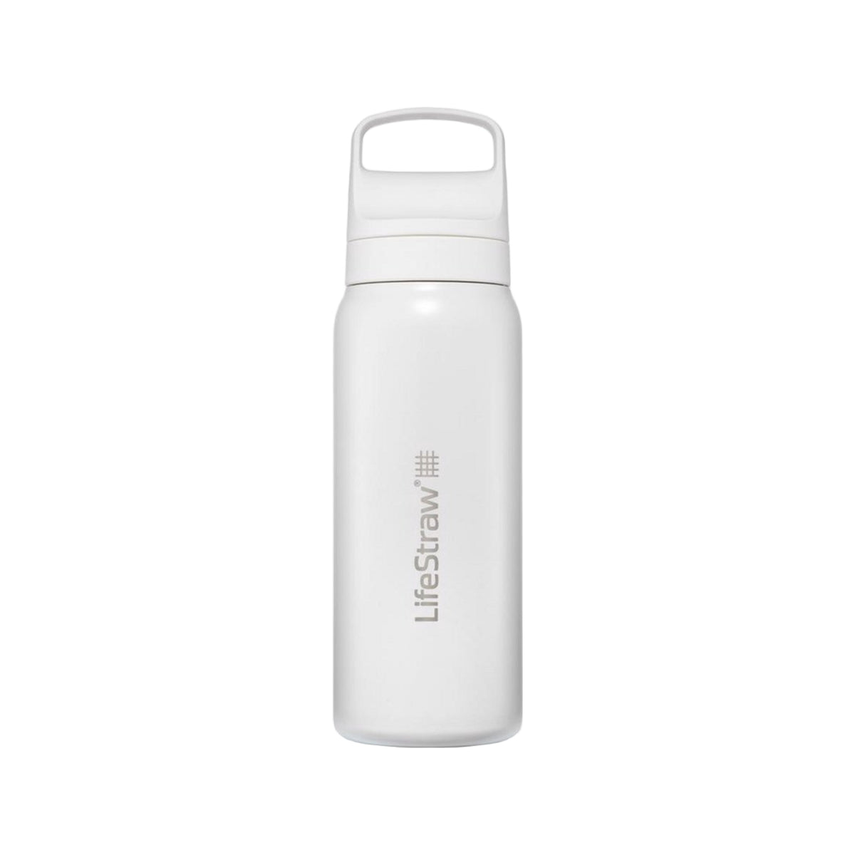 LifeStraw Go 2.0 Stainless Steel Water Filter Bottle - 700 ml - White
