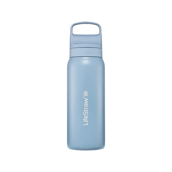 Lifestraw Go 2.0 Stainless Steel Water Filter Bottle - 700 ml - Icelandic Blue