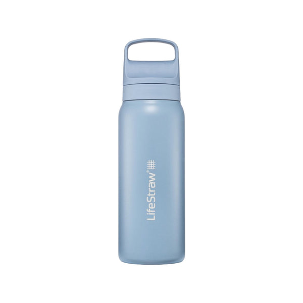 Lifestraw Go 2.0 Stainless Steel Water Filter Bottle - 700 ml - Icelandic Blue