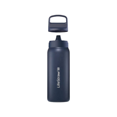 Lifestraw Go 2.0 Stainless Steel Water Filter Bottle - 700 ml - Icelandic Blue
