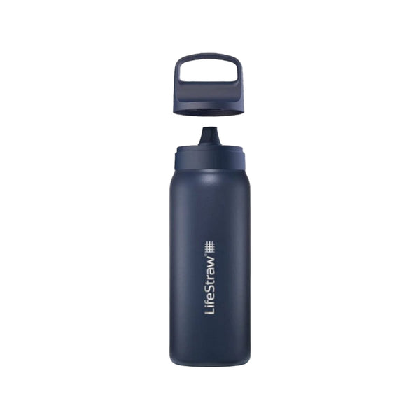Lifestraw Go 2.0 Stainless Steel Water Filter Bottle - 700 ml - Icelandic Blue