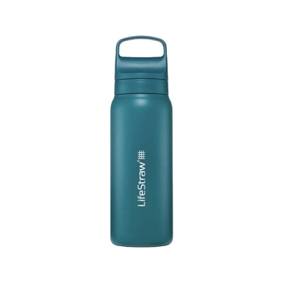 Lifestraw Go 2.0 Stainless Steel Water Filter Bottle - 700 ml - Laguna Teal