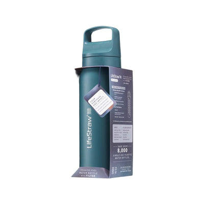 Lifestraw Go 2.0 Stainless Steel Water Filter Bottle - 700 ml - Laguna Teal