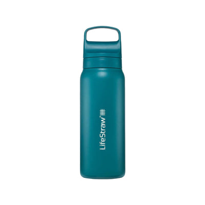 Lifestraw Go 2.0 Stainless Steel Water Filter Bottle - 700 ml - Laguna Teal