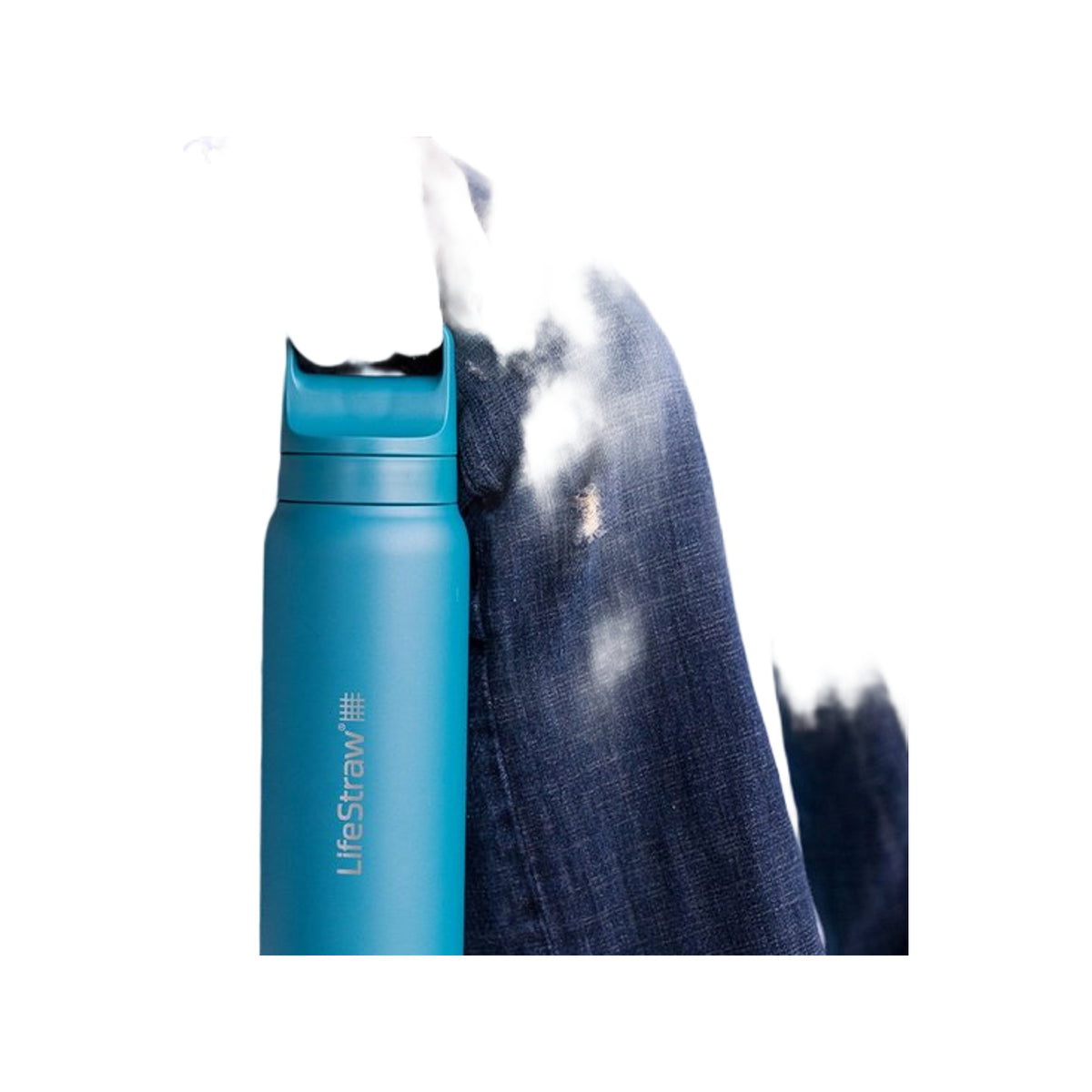 Lifestraw Go 2.0 Stainless Steel Water Filter Bottle - 700 ml - Laguna Teal