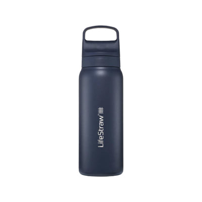 Lifestraw Go 2.0 Stainless Steel Water Filter Bottle - 700 ml - Aegean Sea Blue