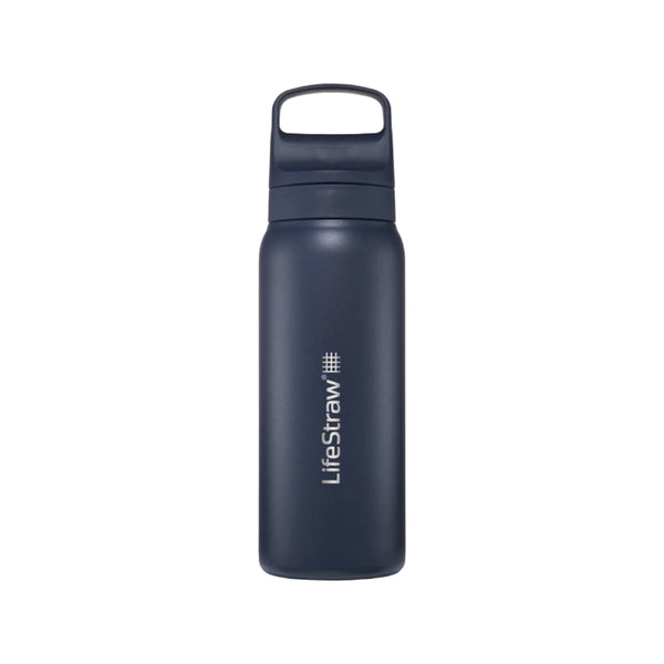 Lifestraw Go 2.0 Stainless Steel Water Filter Bottle - 700 ml - Aegean Sea Blue