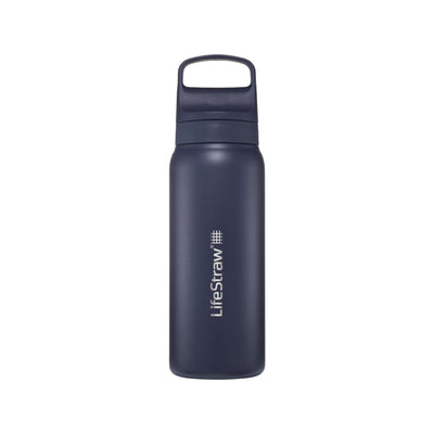 Lifestraw Go 2.0 Stainless Steel Water Filter Bottle - 700 ml - Aegean Sea Blue