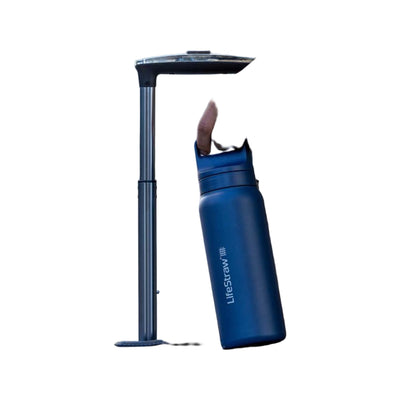 Lifestraw Go 2.0 Stainless Steel Water Filter Bottle - 700 ml - Aegean Sea Blue